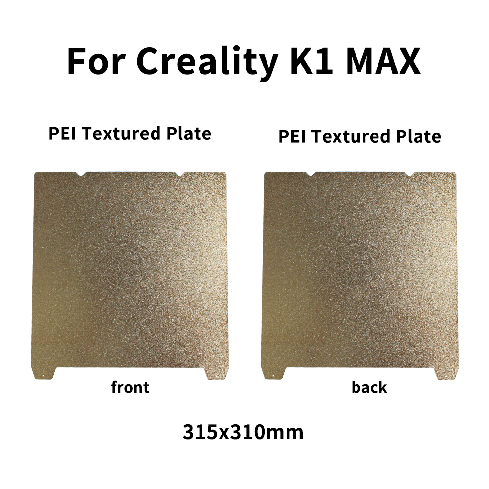 Foglio PEI per Creality K1/K1 MAX Ender 3 S1 pro Ender3 S1/5 S1 Struttura piastra in acciaio PEI Lamiera di acciaio per molle Buid Piastra liscia PEl: verde