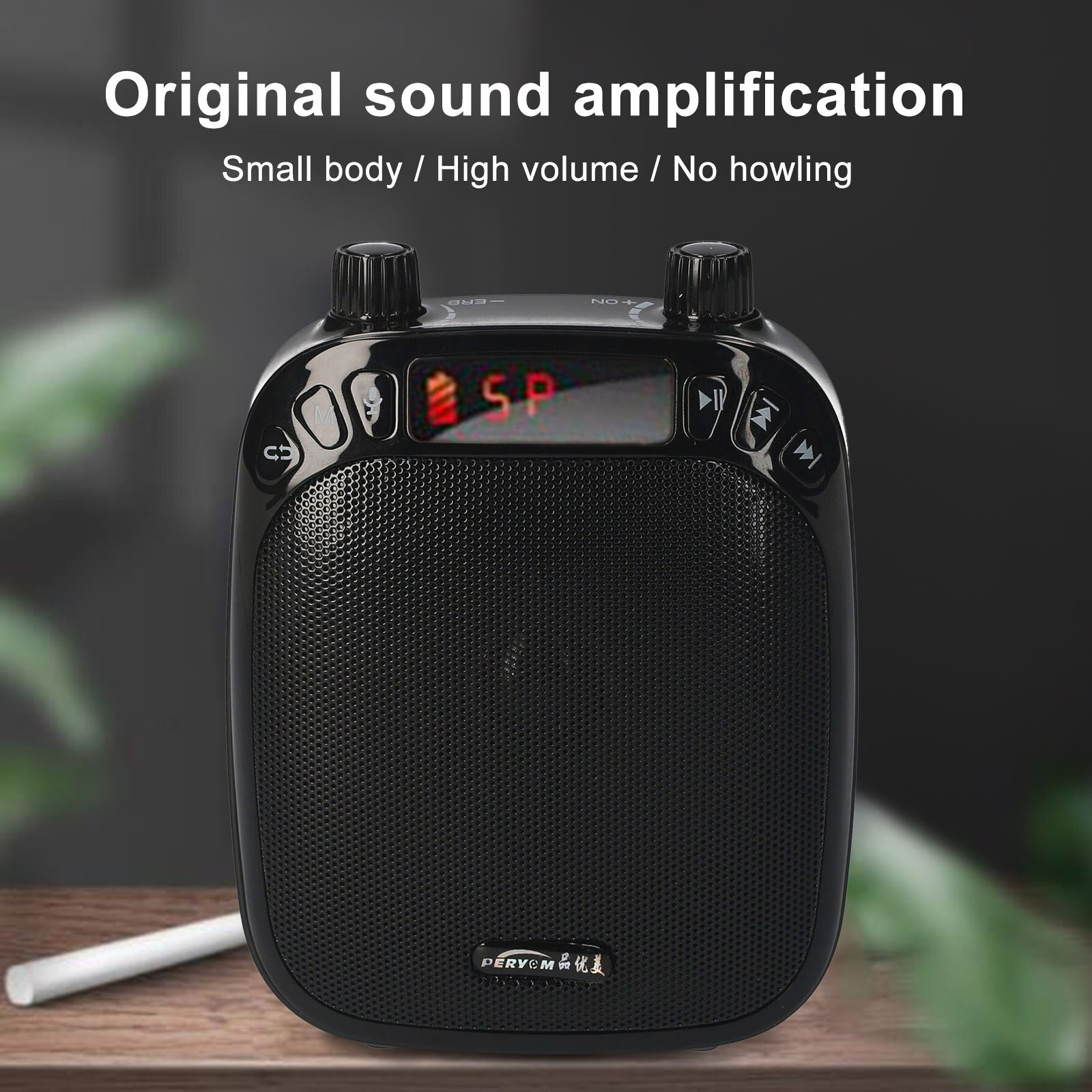 8W Portable Voice Amplifier Wired Microphone AUX Audio Recording Bluetooth Speaker Music Player for Teachers Instructor Training