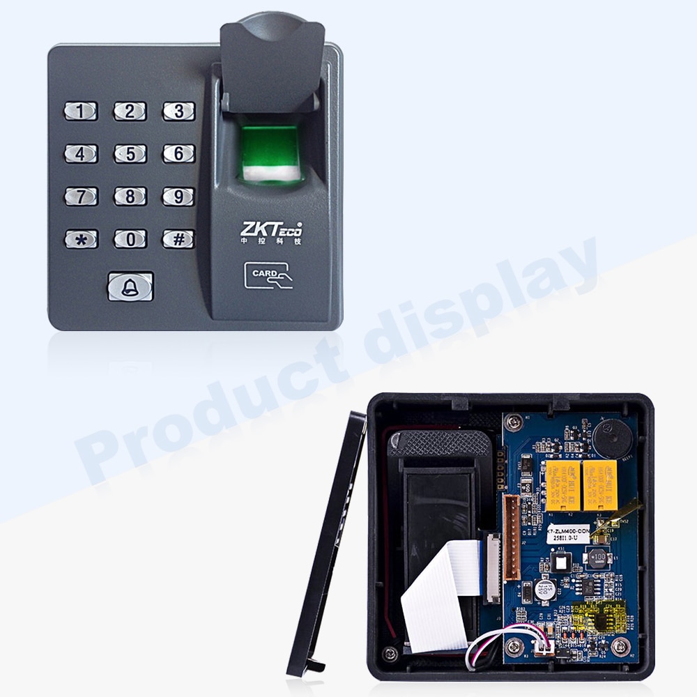 Fingerprint Access Control System RFID Keypad Biometric Finger print Card Reader Access Controller + 10pcs EM4100 keyfobs