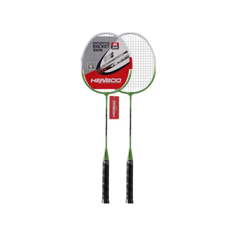 HENBOO Badminton Racket Set Family Double Badminton Racket Titanium Alloy Lightest Durable Standard Badminton 2301
