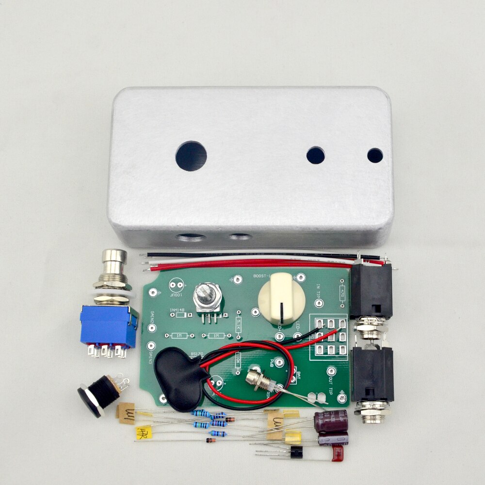 DIY Overdrive/retardo/pelusa/Boost/distorsión/Tremolo/Compresson Pedal de efectos de guitarra kit de Bypass verdadero Kits: LT-BT-G02