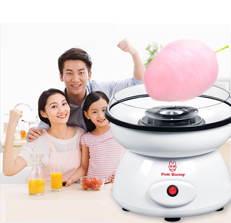 500W Electric Mini Sweet Cotton Candy Maker Machine Nostalgia DIY Cotton Candy Sugar Machine For Kids