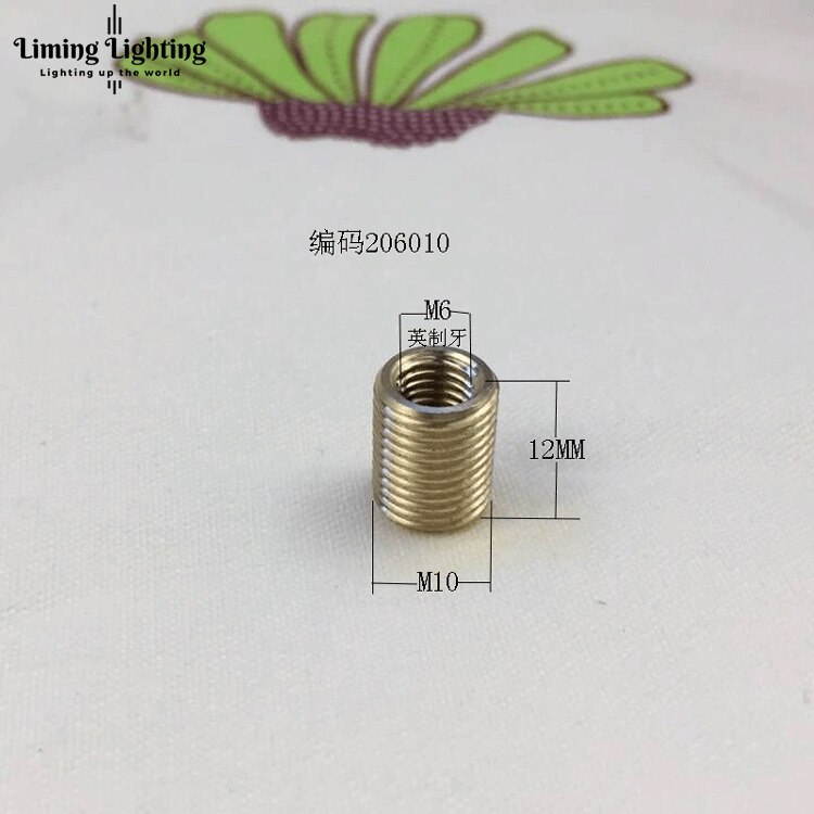M6 Zu M10, M8 Zu M10, m10 Zu M14 Gewinde Hohl Rohr Adapter Innen Außen Gewinde Koppler Förderer Adapter: verrotten