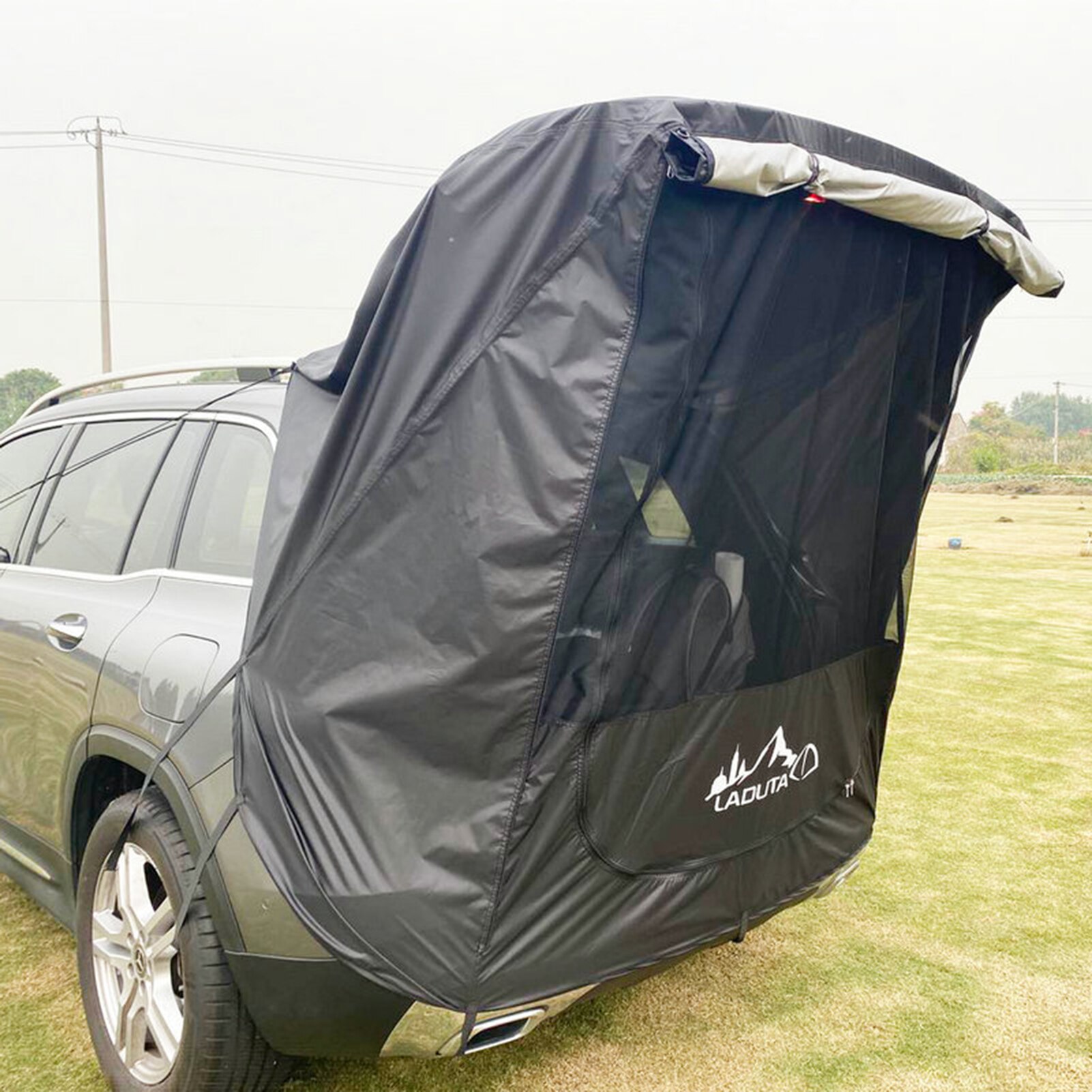 Auto Truck Tent Zonnescherm Regendicht Met Ondersteuning Staaf Anti-Uv Tent Side Luifel Suv Mpv Auto Tent Voor Outdoor Self-rijden Tour