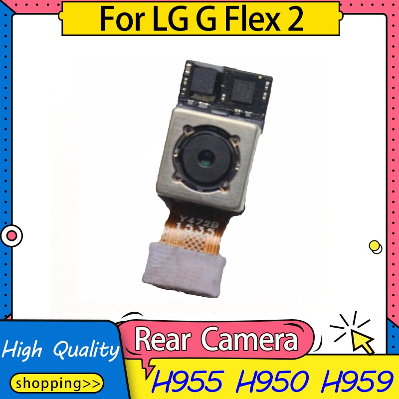 , vervanging Gebruikt Rear Camera Voor Lg G Flex 2 H955 H950 H959 Back Rear Camera Module Flex Kabel