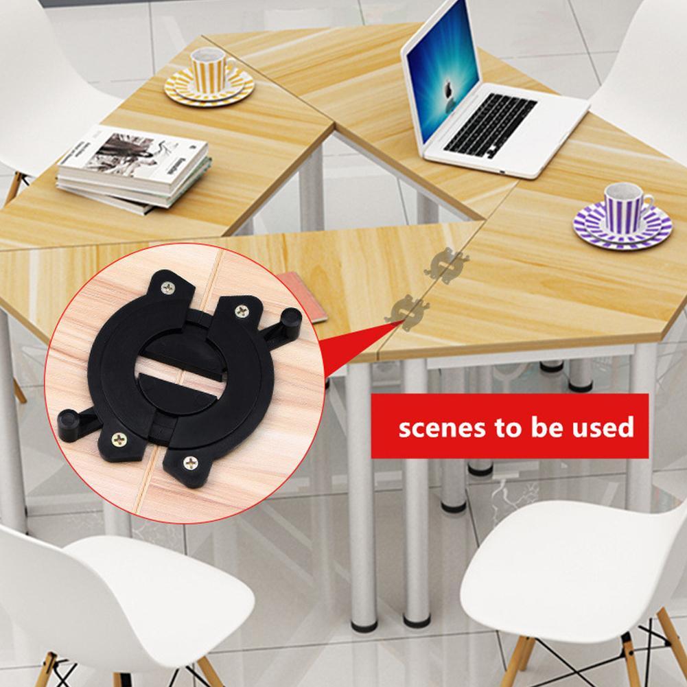 Furniture Hinges Fixing Fitting Table Top Connector Latch Bracket Conference Desktop Combination Thicken Fastener Hardware