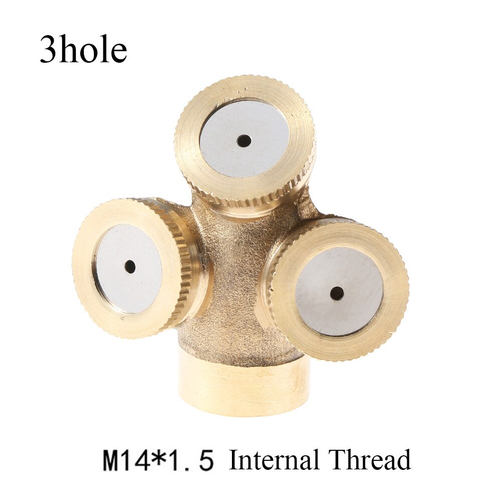 Brass Misting Nozzle – Garden Spray Hose Connector For Farm Irrigation & Water Sprinklers 4 thumbnail image