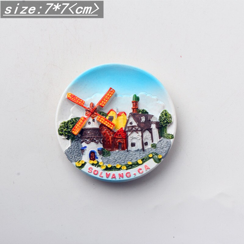 3D Fridge Magnets for ITALY AND BARCELONA AND MALAGA AND ALGER Travel Souvenir Refrigerator Magnetic Sticker Craft Home Decor: 3
