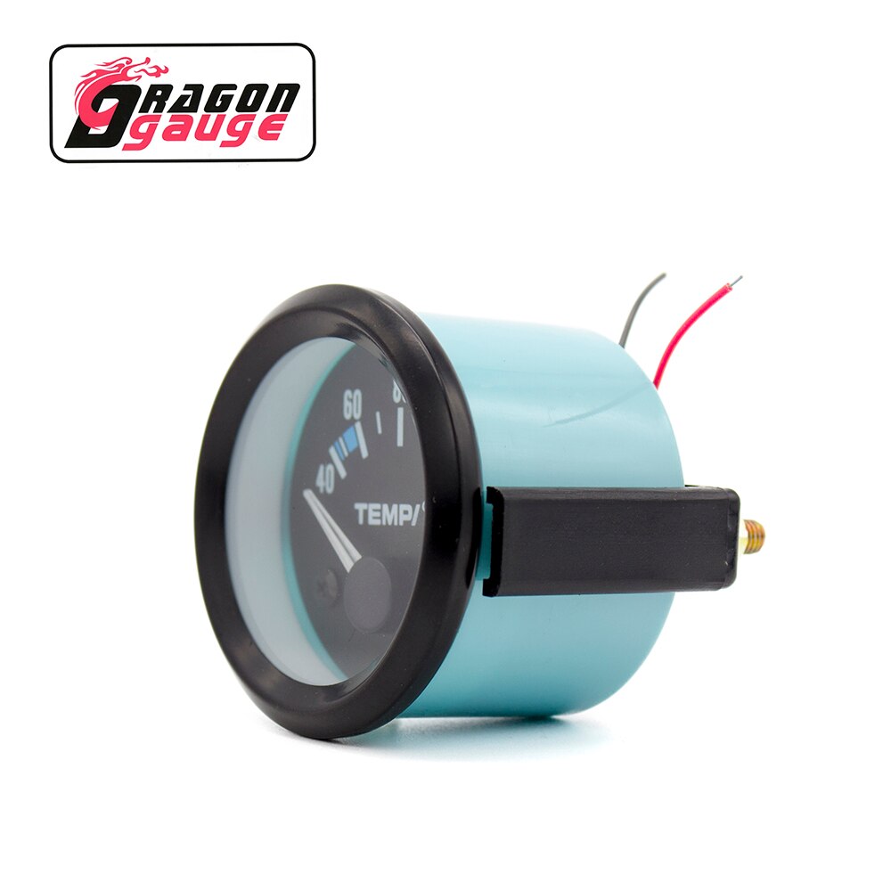 Medidor de temperatura del agua DRAGON 」 52mm, medidor de temperatura del agua ℃/℉ con Sensor de temperatura del agua, medidor de coche económico para coche de 12V