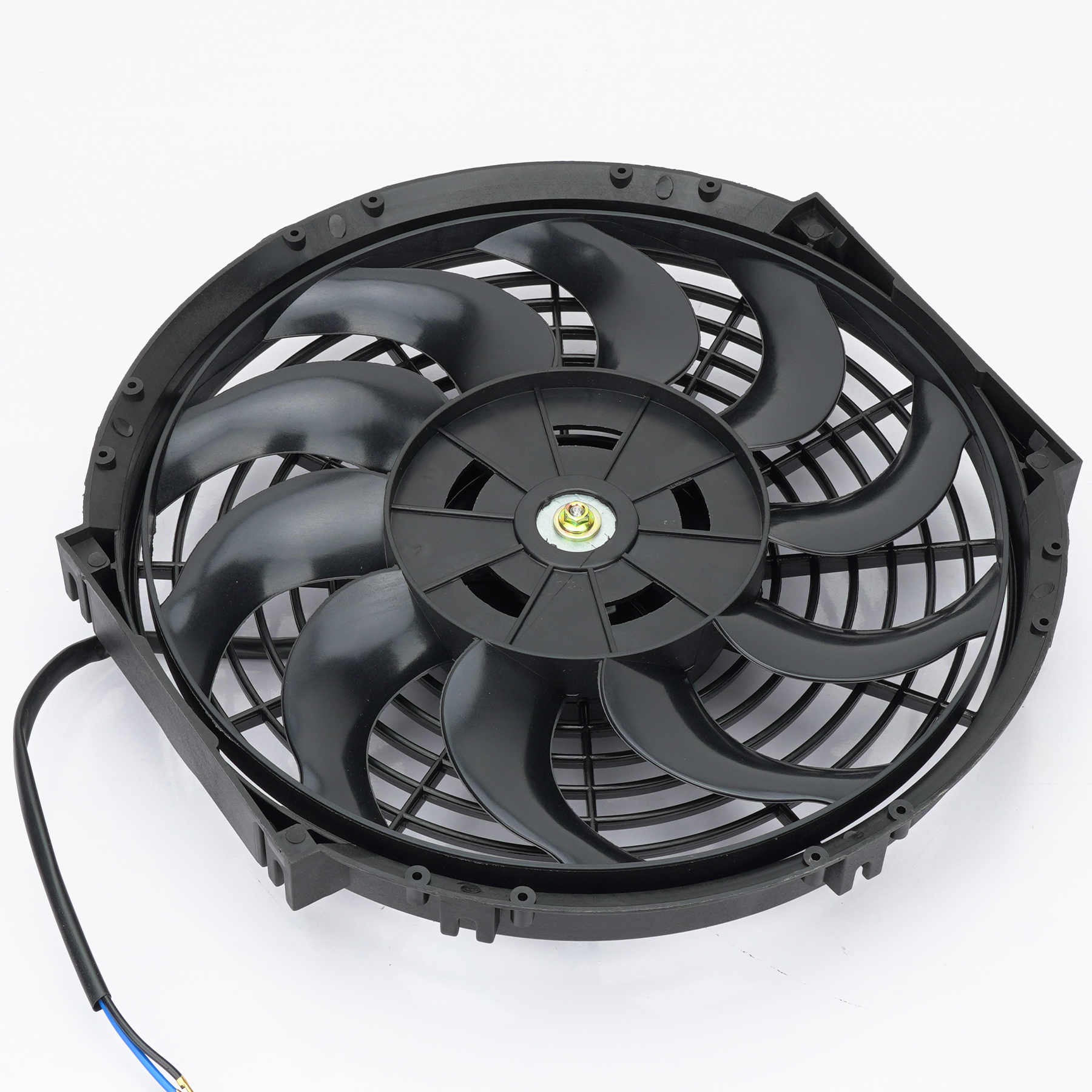 Car 12V Fan 80W Slim Electric Radiator Coolling Fans Push Pull Mount Installation Kit Cooling Systems Universal Automotive Fan