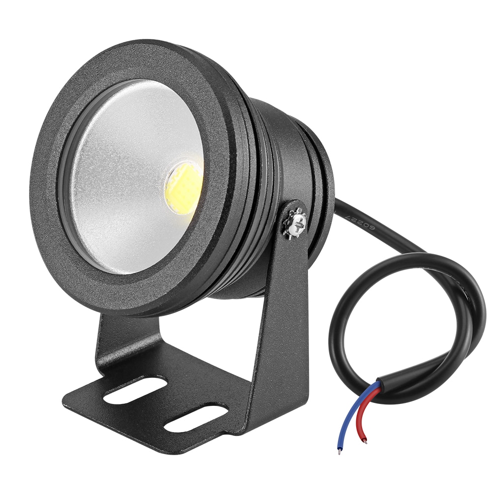 Luz LED subacuática impermeable IP65 para fuentes de piscina, estanque, jardín, acuario, 900 ~ 1000LM, Dirección de 180 grados