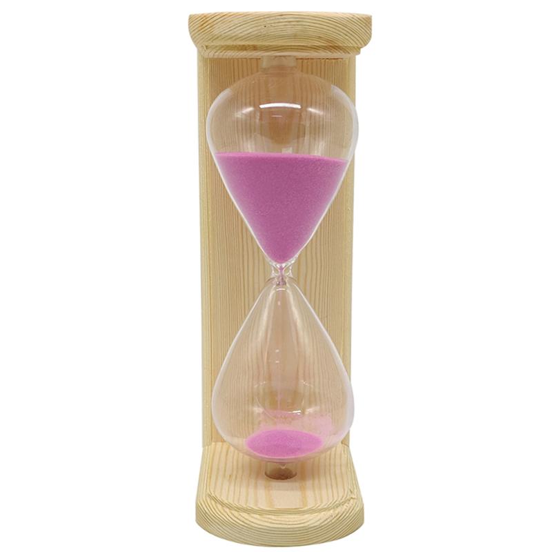 1Pc Hourglass Timer Glass Timer 15-Minute Hourglass Timer Transparent Time