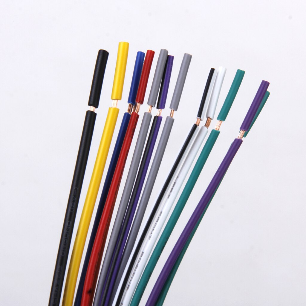 Arnés de cables estéreo para Radio de coche Cable de instalación conector de 16 pines arnés de cables de