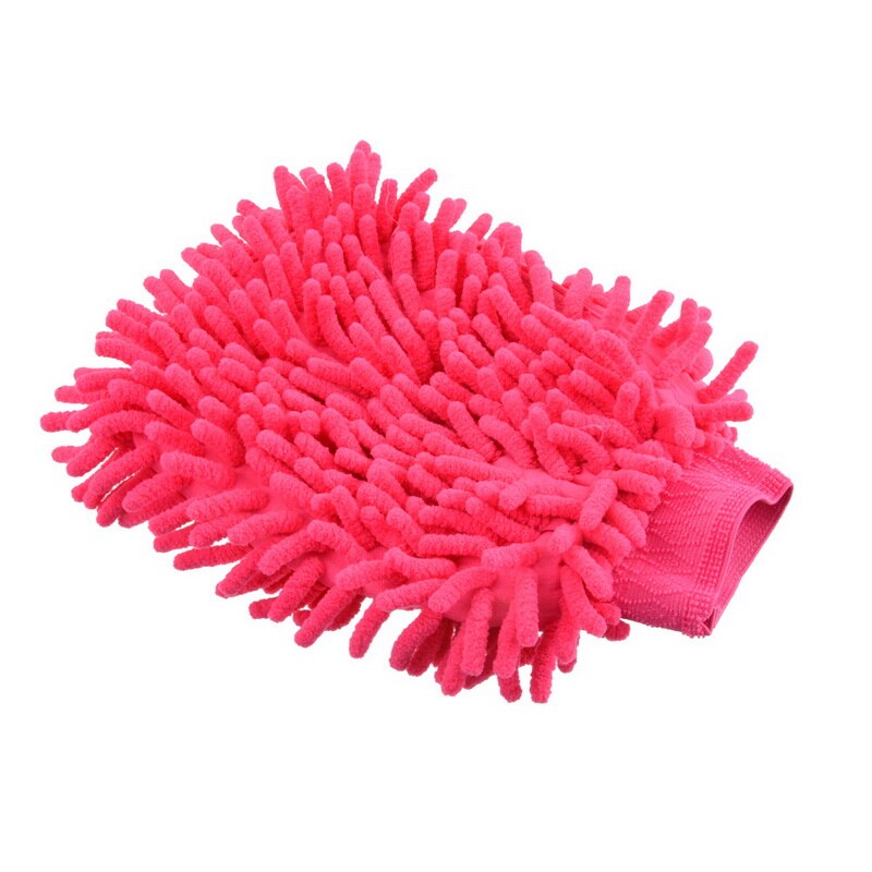 Staub wischer mikrofaser chenille Auto waschen handschuh Auto wischen handschuh sauber handschuh staub abdeckung Auto Ultrafeinen Faser Reinigung Handschuh Auto: rot