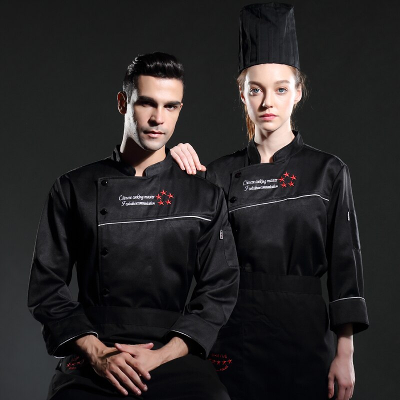 M  to 4xl stor størrelse kokk jakke hotell kvinner og menn kokk slitasje western restaurant kokk master coat