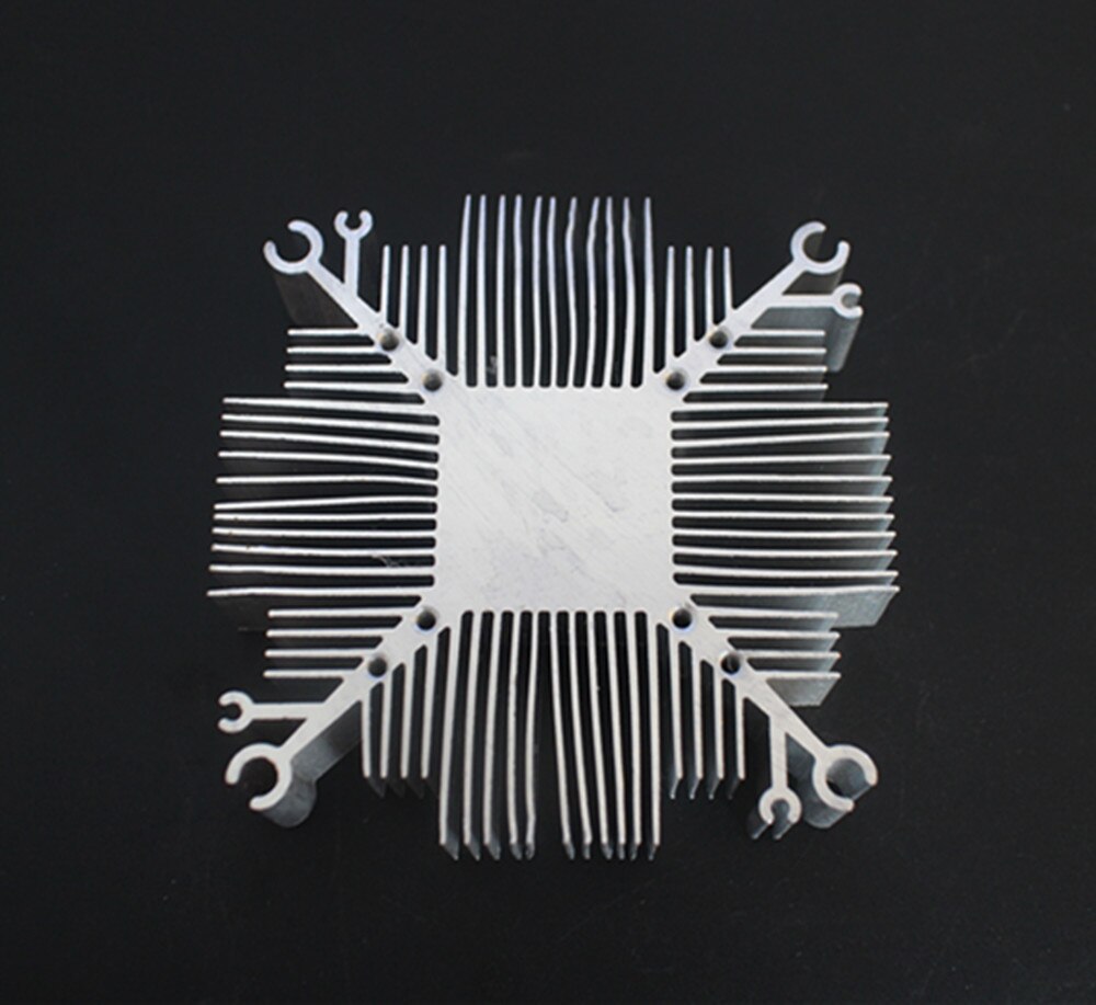 Disipador de calor led cob de aluminio, 20W, 30W, 50W, 100W, para refrigeración led, bricolaje, chip de cultivo de luz de 9x20mm