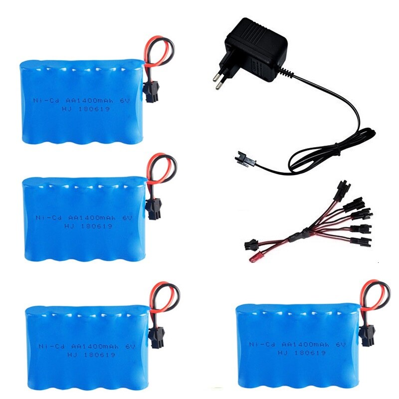 (M Modell) 6v 1400mah NiCD Akku Für Rc spielzeug Autos Tanks Roboter Boote Guns 6v Akku AA Batterie 1-5 PCS: Peacock Blue