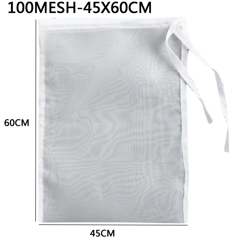 Bolsas de filtro de nailon, colador de leche vegetal, colador de drenaje, filtro de té, bolsa de red, utensilios de cocina para el hogar, comida, queso, tela, tamiz de miel: Gris