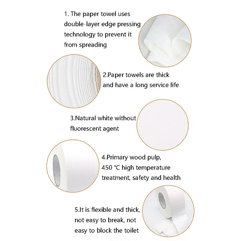 1 rolls Big Toilet paper Toilet paper for household and commercial toilet paper