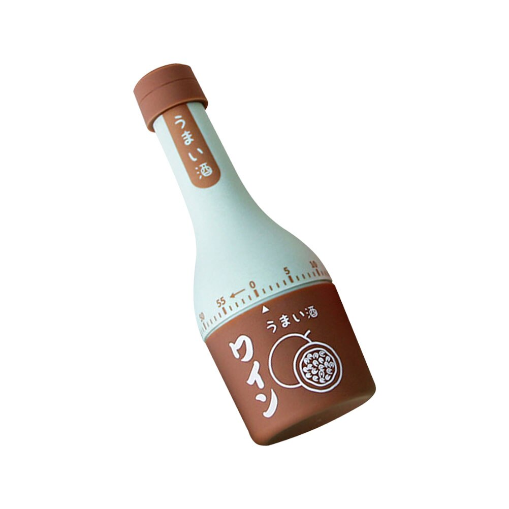 Bottle-shape Mechanical Timer Plastic Timer Bottle Cooking Baking Timing Device