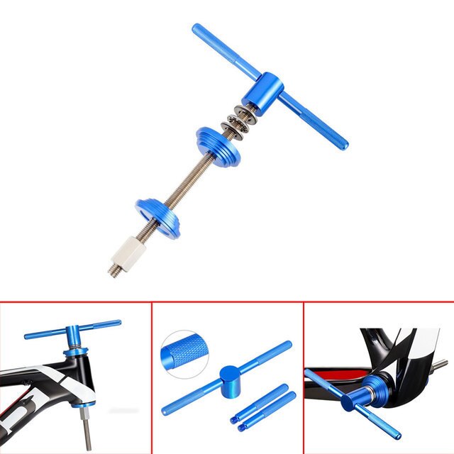 Bicycle Bottom Bracket Bearing Remove Install Tool MTB Road Bike Bearing Press Repair Installation Tool Kit for BB86/PF30/92/386: installation tool
