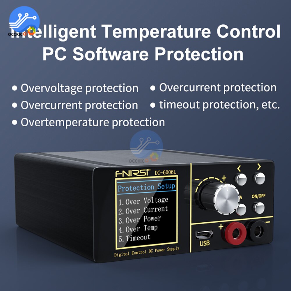 DC6006L Digital Controlled DC-DC Adjustable Constant Current Constant Voltage Regulator Programmable Step-down Power Module 60V