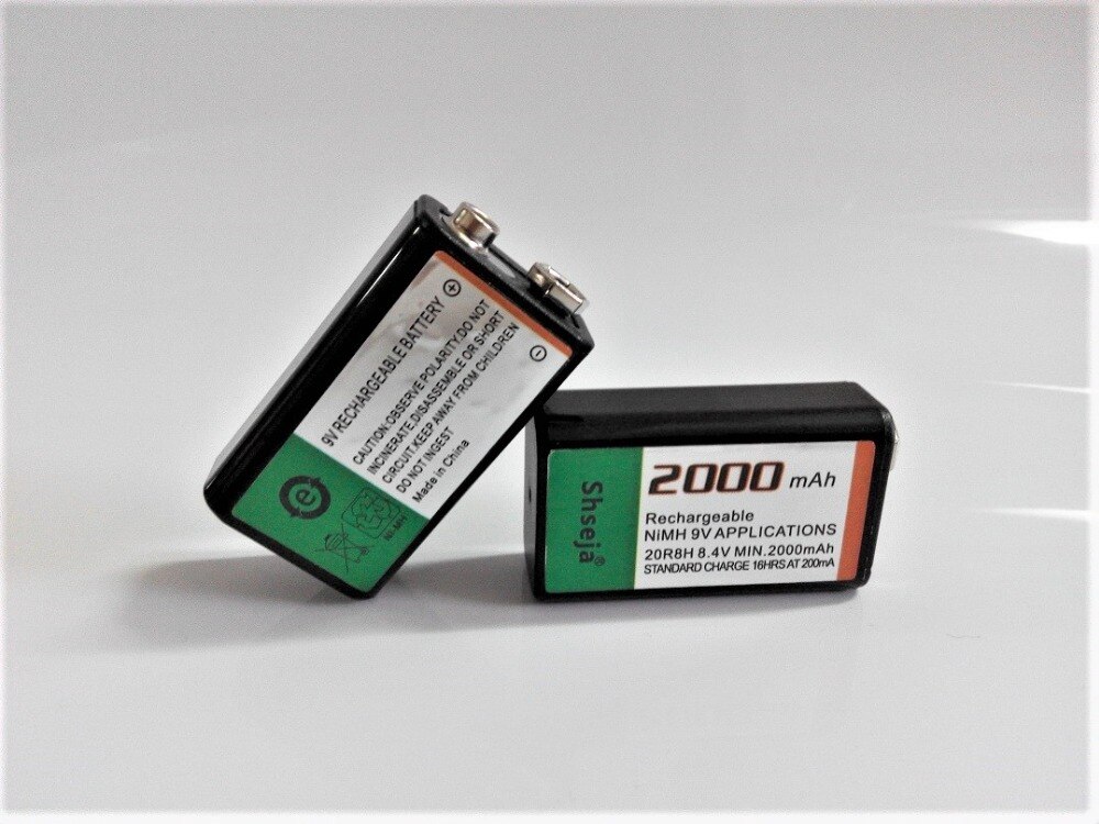 2pcs 9V2000mah NI-MH Batterij + 9V 6F22 Batterij AA AAA Oplaadbare Batterijen Smart Charger