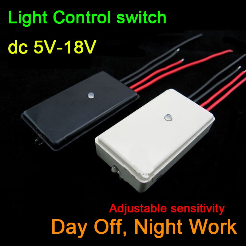 DC 5V~12V Solar Light Control Switch/Lamp Control Switch/Night Work / day Off LED Light Sensor Switch Controller Corridor Family