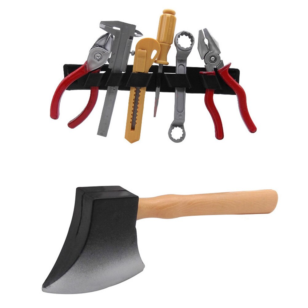 14 pz/impostato strumento di Riparazione della Casa del Gioco Giocattoli di Modello per Il bambino Apprendimento Precoce Giocattoli Educativi Casa di Plastica Strumenti di Simulazione