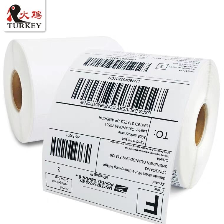 Thermal Label 4x6" ( 100 x 150 mm), roll of 500pcs, core 1"(25mm), 1 Roll for Zebra 2844 Zp-450 Zp-500 Zp-505: one roll 500 labels