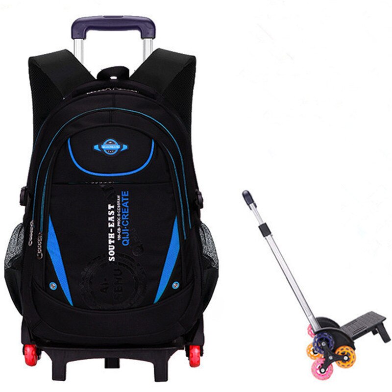 Afneembare jongens trolley rugzak schooltas kinderen orthopedische rugzak meisjes schoolrugzak kinderen reistas mochila infantil