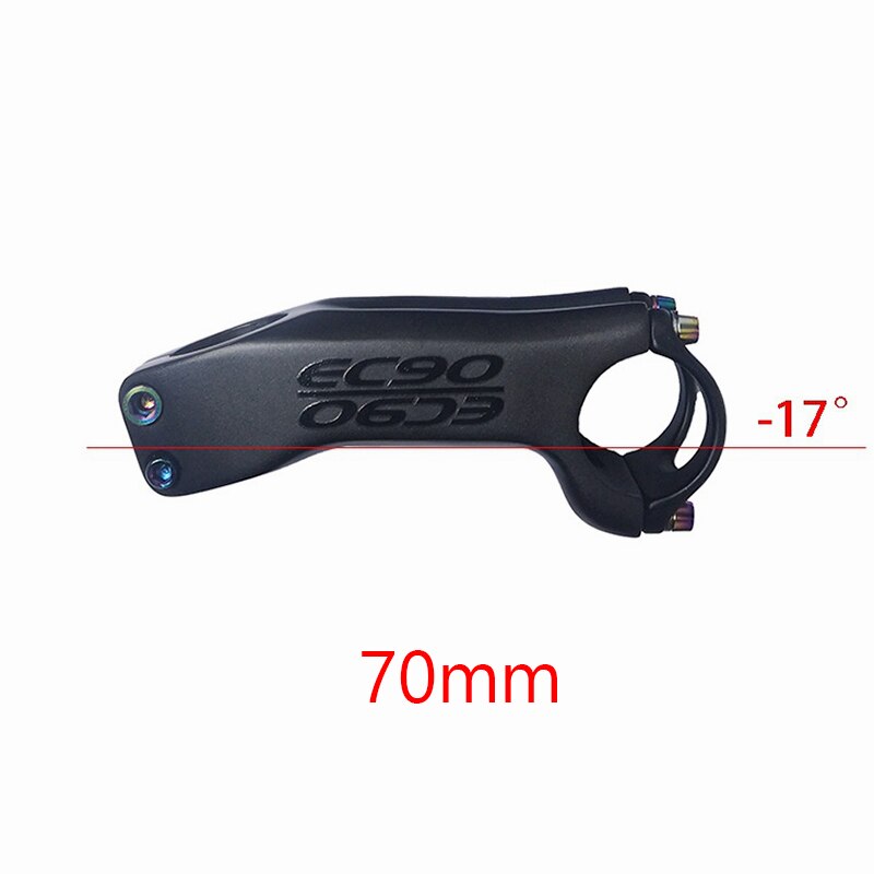Carbon Stem EC90 Mountain Bike Stem Carbon Fiber Road Bike Handlebars Plus or Minus 6 Degrees/17 Degrees Road Bike Stem: 17-70mm