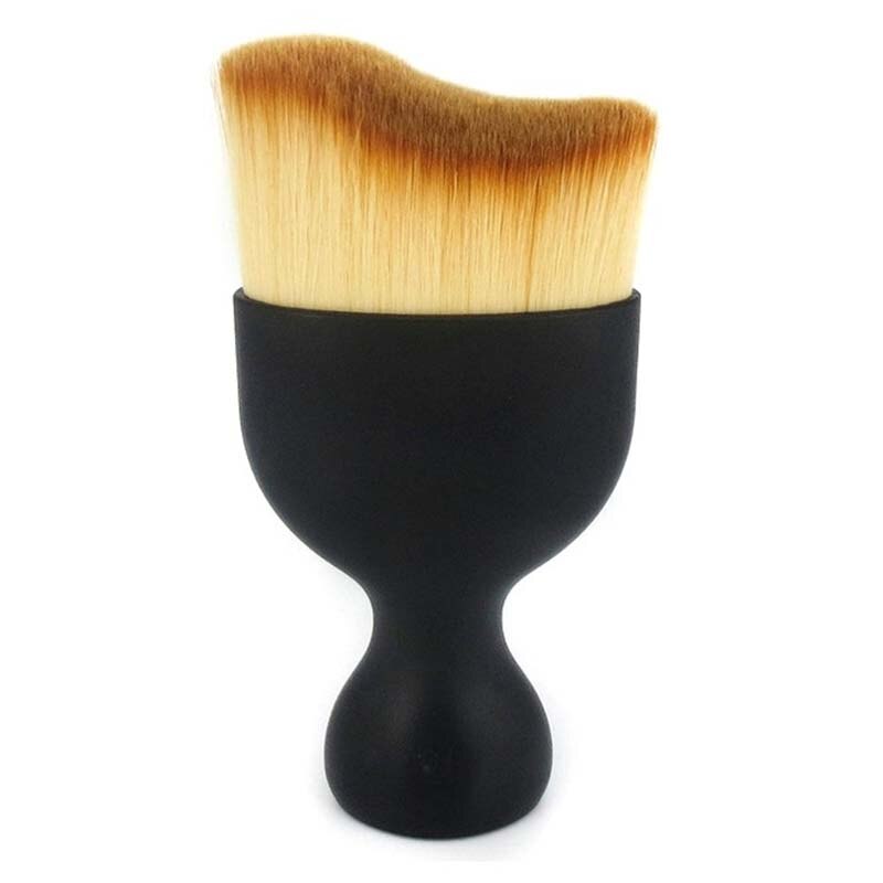 Brocha de maquillaje curva de arco, brocha de maquillaje única, brocha de base, brocha de contorno, herramientas de maquillaje