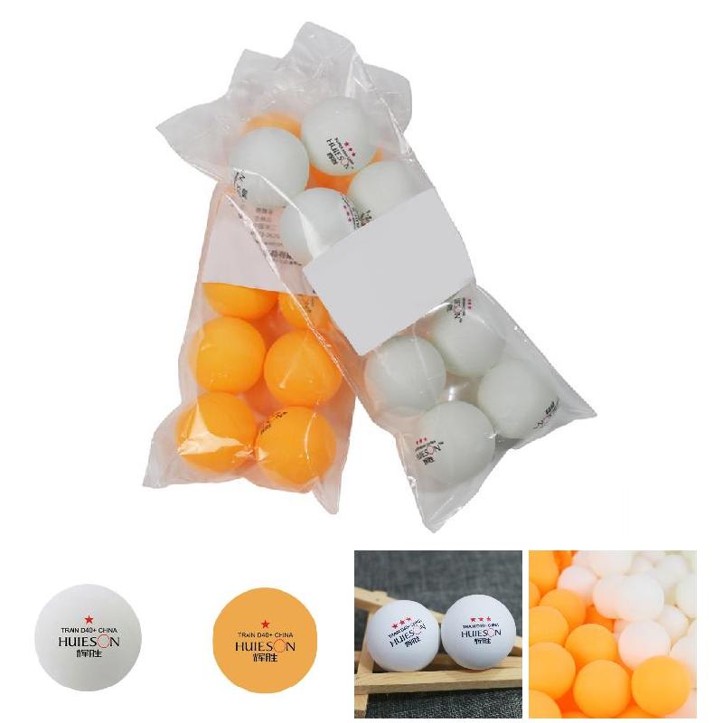 Bolas de tenis de mesa para Amateur, accesorio de entrenamiento avanzado de , de 3 estrellas, 40mm, 2,8g, color blanco y naranja, 10 Uds.
