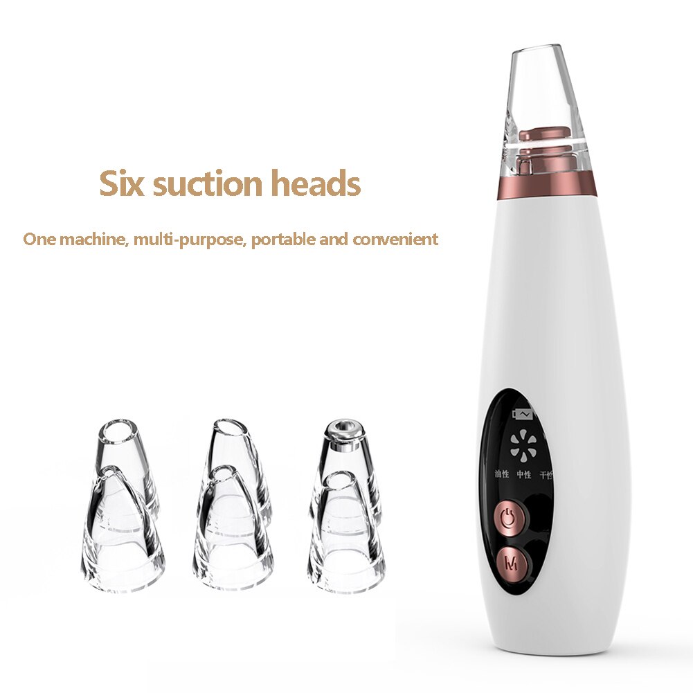 Small Bubble Blackhead Instrument Blackhead Removal Device Electric Face Cleaner Water Circulation Skin Beauty Instrument USB: 06