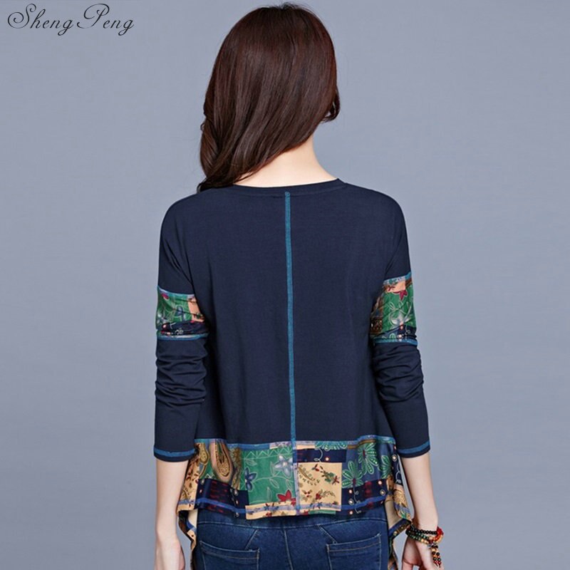 Traditional chinese blouse shirt tops for women mandarin collar oriental shirt blouse female cheongsam top V1601