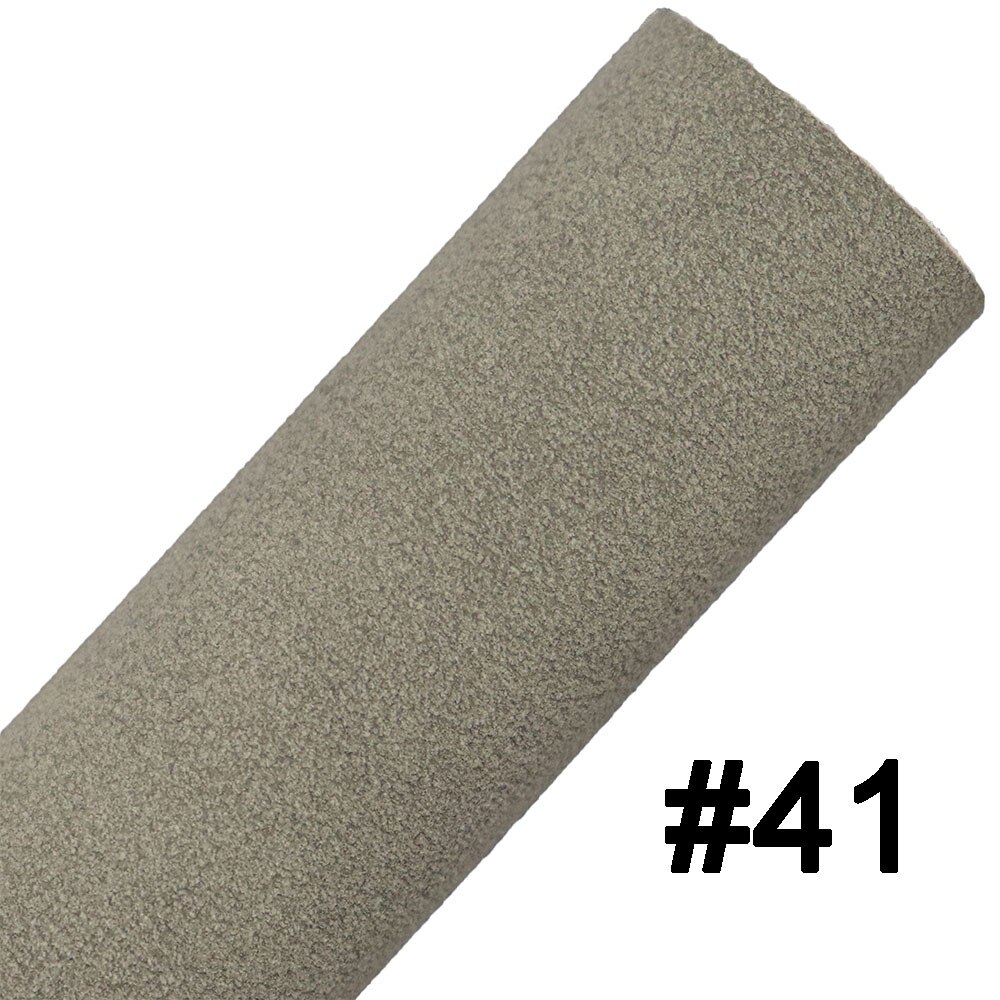 30X134Cm Roll Plain Kleur Frosted Suède Zool Faux Syntetic Leer Stof Materiaal Voor Haarelastiekjes Oorbel Handtassen diy KY008: KY008 -  41