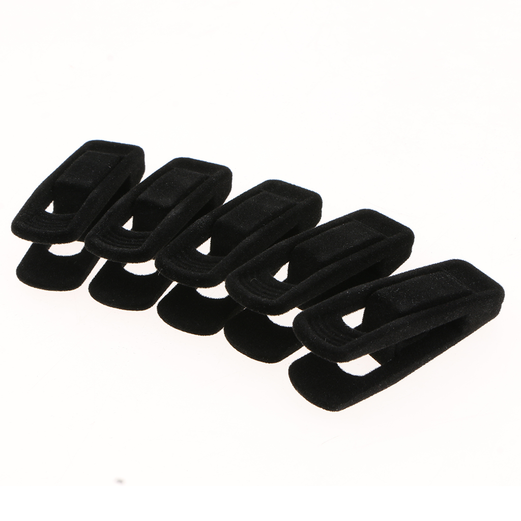 Pinces à vêtements antidérapantes floquées en velours, pinces à vêtements, cintres pour pantalons, pinces à papier Photo, forte adhérence, 10 pièces