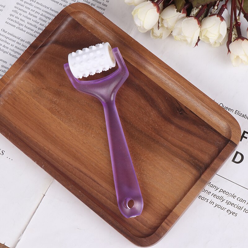4 Colors Finger Roller Massager Roller Face-lift Massager Face Shaper Relaxation Mini Finger Massager Bueaty Body Slimmer Tool: Purple