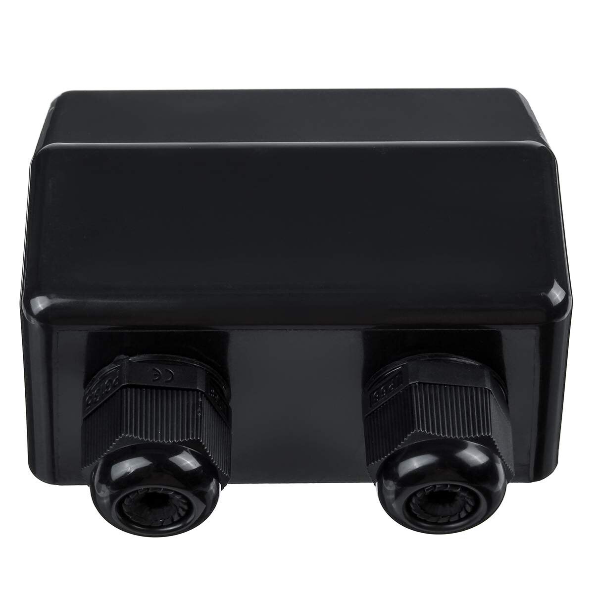 2-Hole Solar Panel Wire Cable Entry Gland Box Waterproof For RV Caravan Motorhome Boat