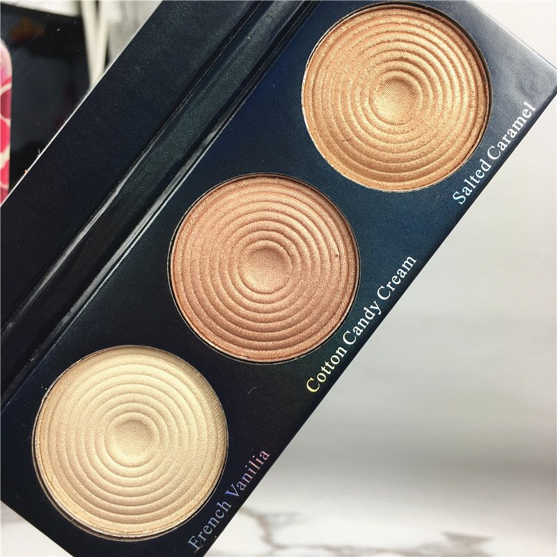 BEAUTY GLAZED Brand 16 Color Pressed Shimmer Matte Glitter Eyeshadow Diamond Rainbow Make Up Cosmetics Eye shadow Magnet Palette: 3COLOR