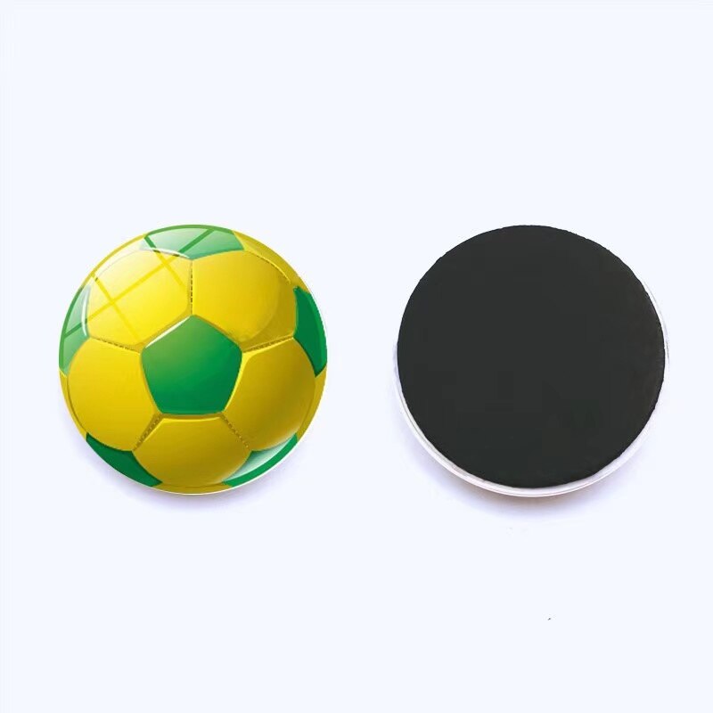 5Pcs/ football fridge magnet set football refrigerator magnets stickers strong neodymium Magnetic office stickers