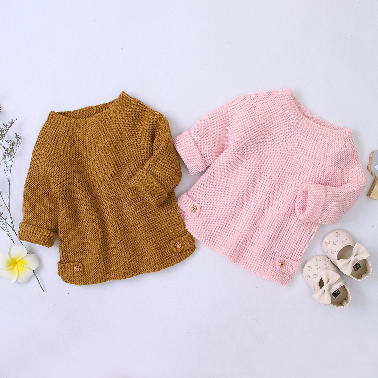 Autumn Baby Boys Girls Sweaters Kids Sweaters Winter Boys Knit Sweater Girls Ripped Sweater Toddler Girls Winter Clothes Boys