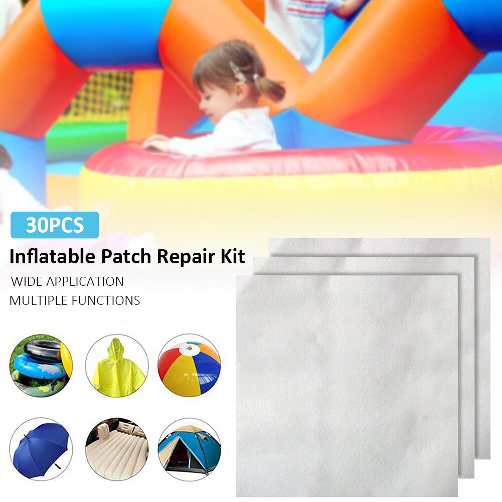 30Pcs Patch Reparatie Kit Opblaasbare Duurzaam Zwembad Reparatie Tape Air Matras Patch Kit Voor Zwembad Liner