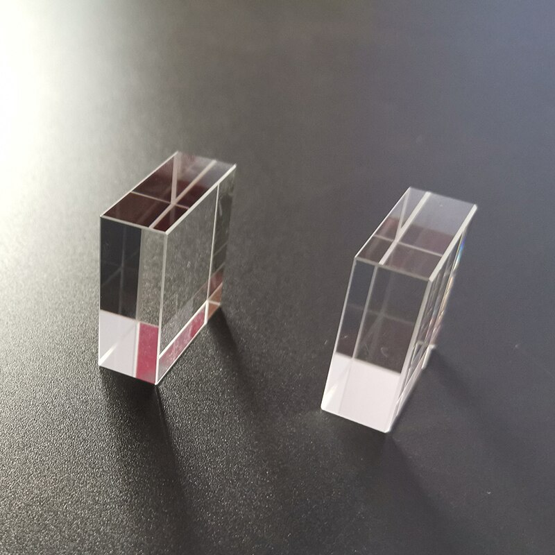 25*25*10mm Cube prism Plates Optical H-K9L Cube Windows Six surfaces polished Cuboid light guide For beauty machine equipment