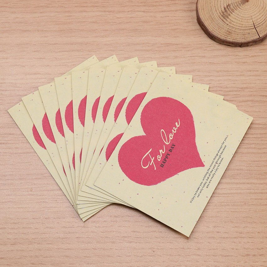 Sobres pequeños de estilo occidental, sobres pequeños de estilo Kawaii con corazón de amor, Mini sobres bonitos para ventana, papelería de dibujos animados, 10 Uds.: 1