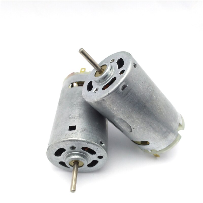 395 Dc Motor Hoge Snelheid 12V 24V 7500Rpm 15000Rpm Sterke Magnetische Carbon Borstel Elektrische Motoren RS395 stofzuiger Föhn