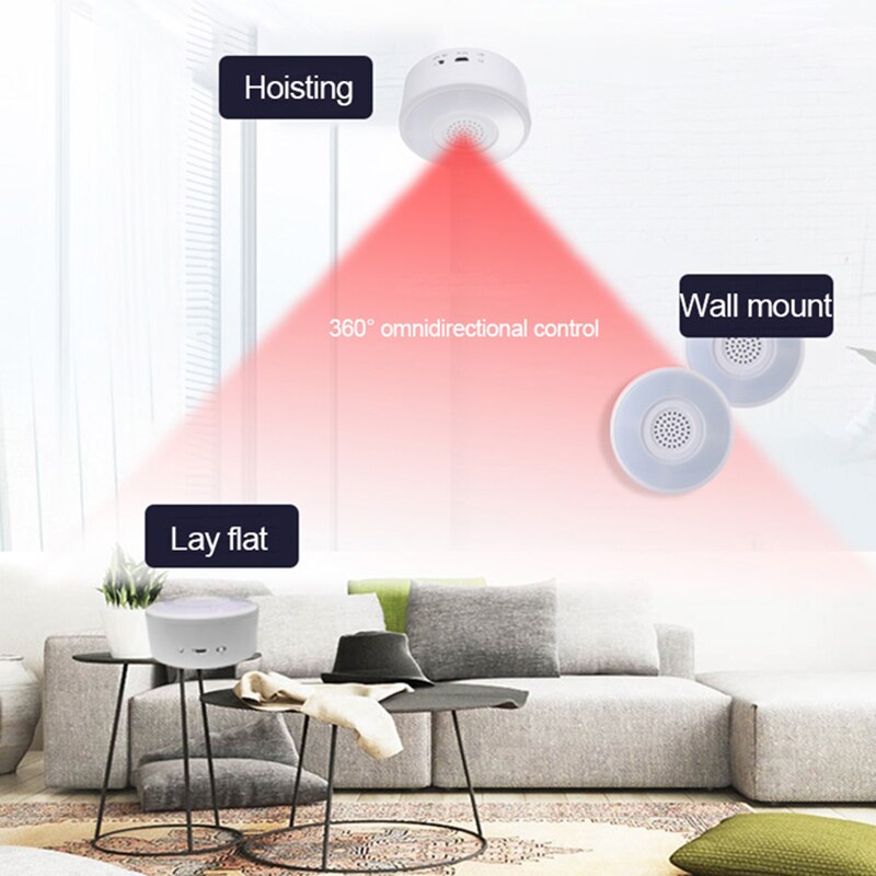Tuya Zigbee Smart Home Wifi Sound And Light Alarm Wireless Linkage Smart Sound And Light Alarm Horn Siren Smart Alarm Smart Life
