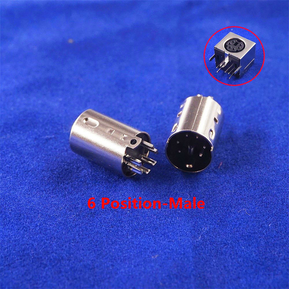 10 30 50 200 500 Pcs Din Plug Male Connector 3 4 5 6 7 8 9 10 Pin Wire Solder Injection Rating 1A 110V 2A 12V Mini Circular DIN