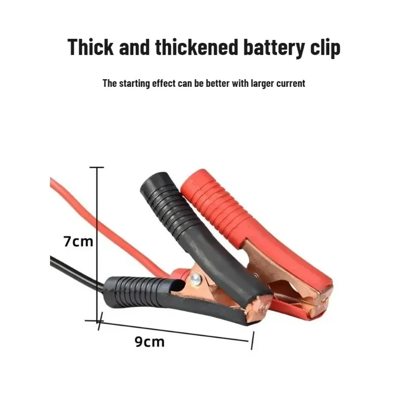 per Makita Batteria per auto salto antipasto Banca di alimentazione di emergenza al litio con clip in rame addensato con doppie porte di ricarica USB
